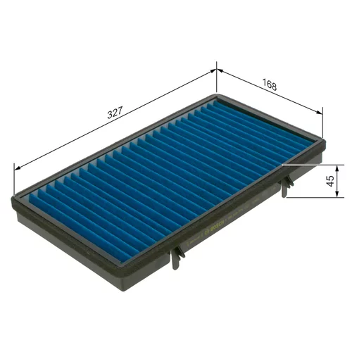 Filter vnútorného priestoru 0 986 628 576 /BOSCH/ - obr. 4