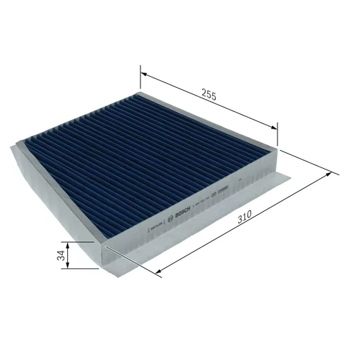 Filter vnútorného priestoru 0 986 628 649 /BOSCH/ - obr. 3