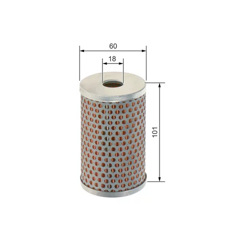 Hydraulický filter riadenia 1 457 429 820 /BOSCH/ - obr. 4