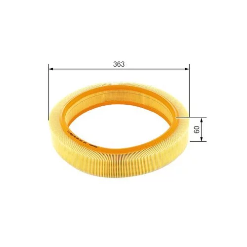 Vzduchový filter 1 457 429 992 /BOSCH/ - obr. 4