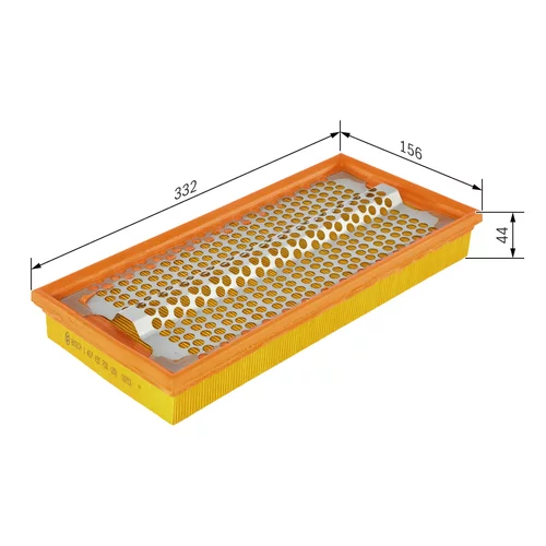 Vzduchový filter 1 457 433 700 /BOSCH/ - obr. 4