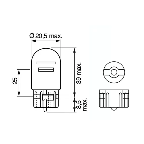 Žiarovka pre smerové svetlo 1 987 302 252 /BOSCH/ - obr. 5