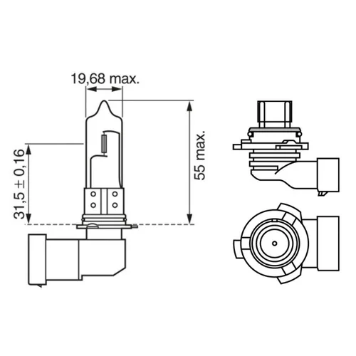 Žiarovka pre diaľkový svetlomet 1 987 302 808 /BOSCH/ - obr. 4
