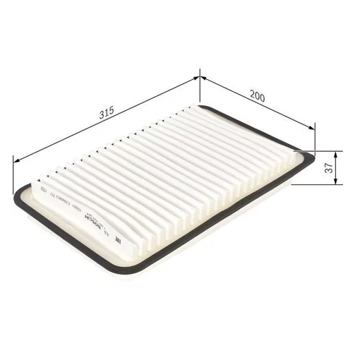 Vzduchový filter 1 987 429 184 /BOSCH/ - obr. 4