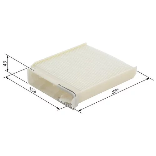 Filter vnútorného priestoru 1 987 432 120 /BOSCH/ - obr. 4