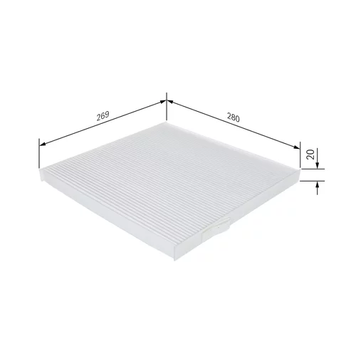 Filter vnútorného priestoru 1 987 432 237 /BOSCH/ - obr. 4