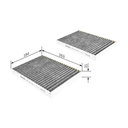 Filter vnútorného priestoru 1 987 432 438 /BOSCH/ - obr. 4