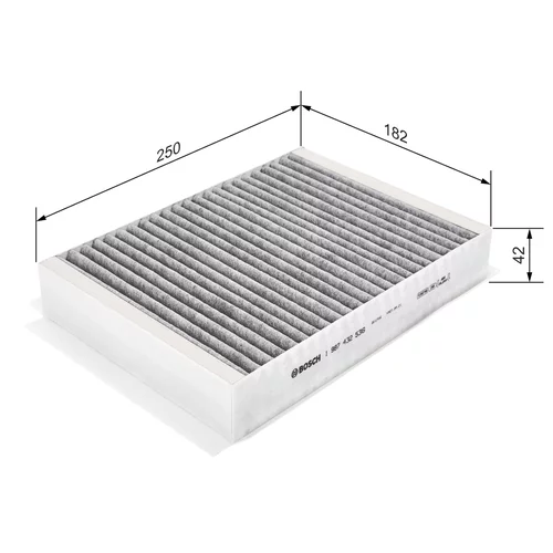 Filter vnútorného priestoru 1 987 432 536 /BOSCH/ - obr. 4