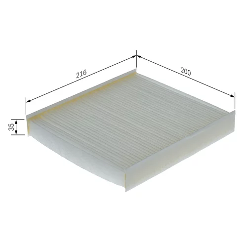 Filter vnútorného priestoru 1 987 435 011 /BOSCH/ - obr. 4