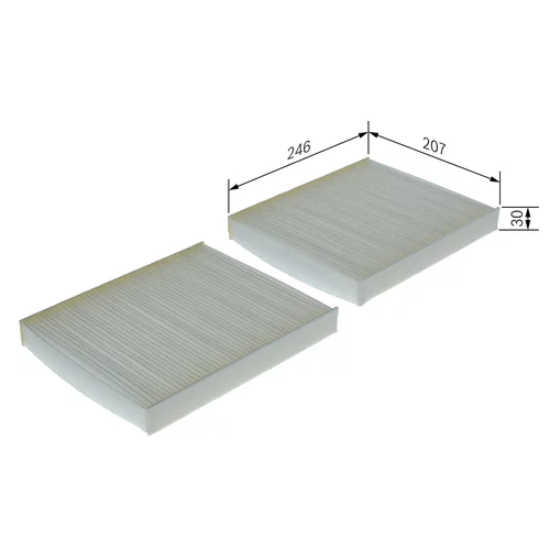Filter vnútorného priestoru 1 987 435 064 /BOSCH/ - obr. 4
