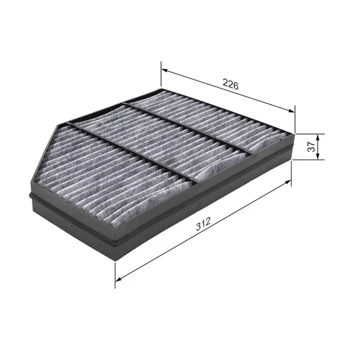 Filter vnútorného priestoru 1 987 435 576 /BOSCH/ - obr. 4