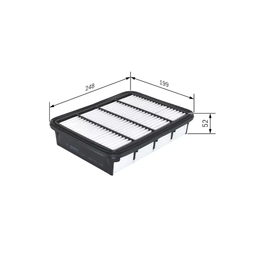 Vzduchový filter F 026 400 165 /BOSCH/ - obr. 4