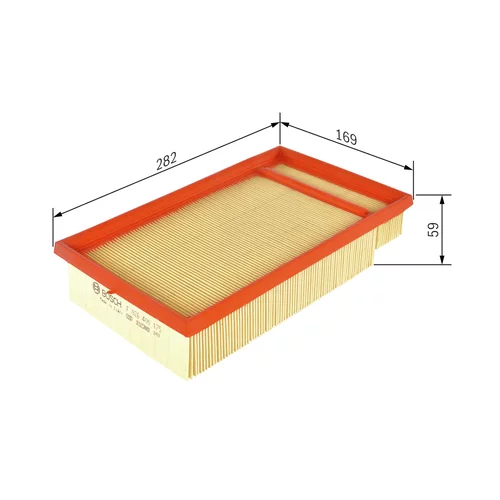 Vzduchový filter F 026 400 175 /BOSCH/ - obr. 4