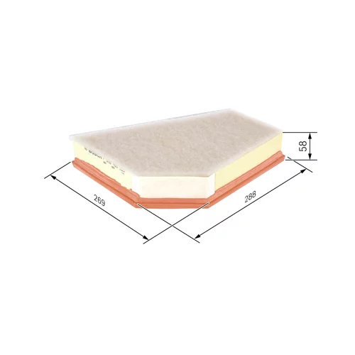 Vzduchový filter F 026 400 255 /BOSCH/ - obr. 4