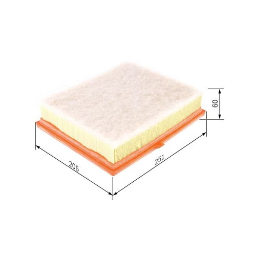 Vzduchový filter F 026 400 545 /BOSCH/ - obr. 4