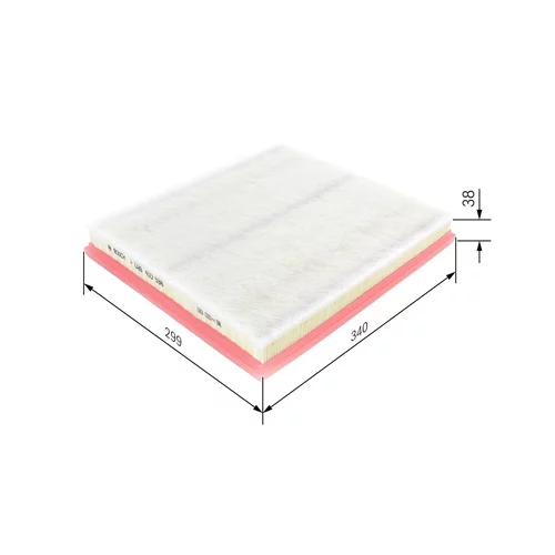Vzduchový filter F 026 400 596 /BOSCH/ - obr. 4