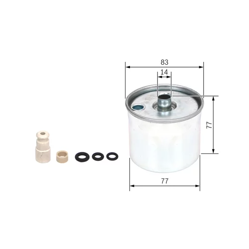 Palivový filter F 026 402 116 /BOSCH/ - obr. 4