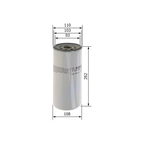 Palivový filter F 026 402 141 /BOSCH/ - obr. 4