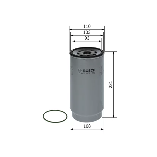 Palivový filter F 026 402 279 /BOSCH/ - obr. 4