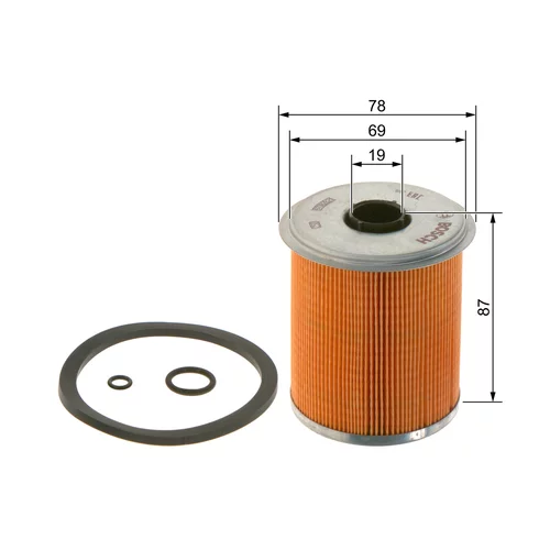 Palivový filter F 026 402 521 /BOSCH/ - obr. 4