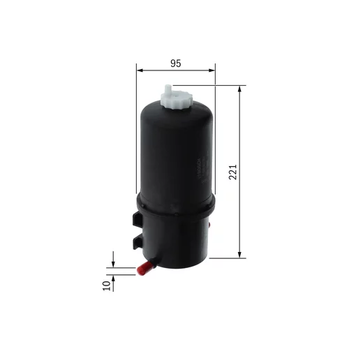 Palivový filter F 026 402 853 /BOSCH/ - obr. 4