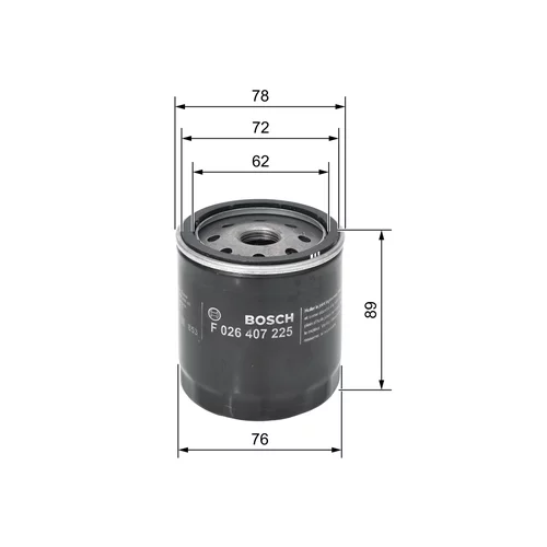 Olejový filter F 026 407 225 /BOSCH/ - obr. 4