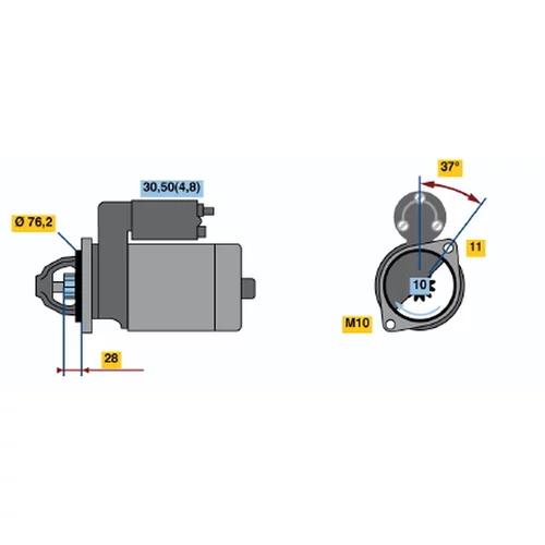 Štartér 0 001 109 258 /BOSCH/