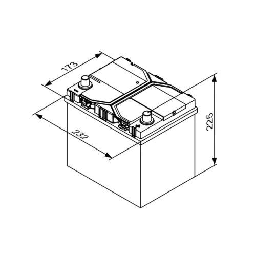Štartovacia batéria 0 092 S4E 400 /BOSCH/ - obr. 4