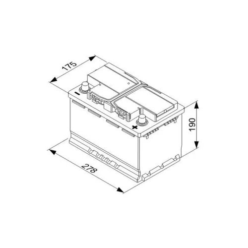 Štartovacia batéria 0 092 T30 080 /BOSCH/ - obr. 4