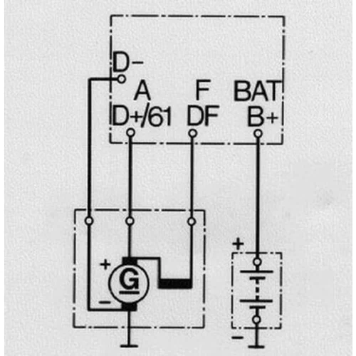 Regulátor alternátora 0 190 309 004 /BOSCH/ - obr. 1