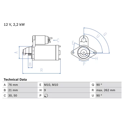 Štartér 0 986 022 710 /BOSCH/ - obr. 4