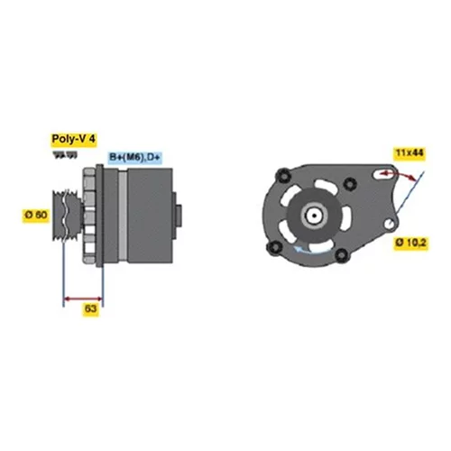Alternátor 0 986 038 621 /BOSCH/