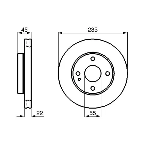 Brzdový kotúč 0 986 478 219 /BOSCH/ - obr. 4