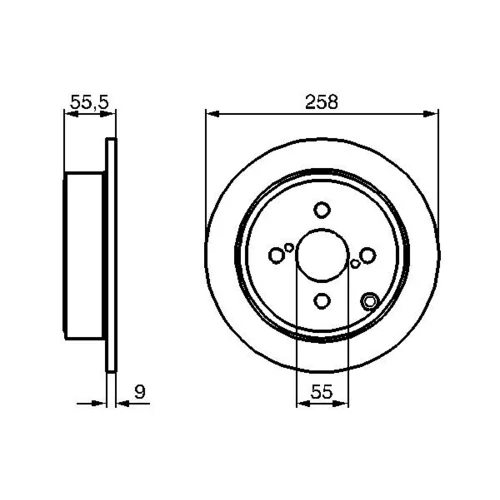 Brzdový kotúč 0 986 479 086 /BOSCH/ - obr. 4