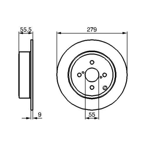 Brzdový kotúč 0 986 479 149 /BOSCH/ - obr. 4