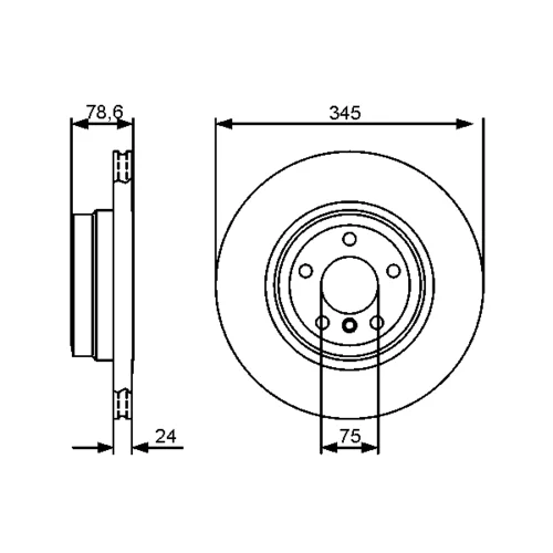 Brzdový kotúč 0 986 479 443 /BOSCH/ - obr. 4