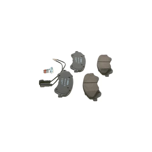 Sada brzdových platničiek kotúčovej brzdy 0 986 494 236 /BOSCH/ - obr. 1