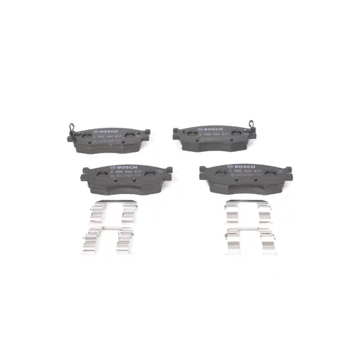 Sada brzdových platničiek kotúčovej brzdy 0 986 494 617 /BOSCH/ - obr. 5