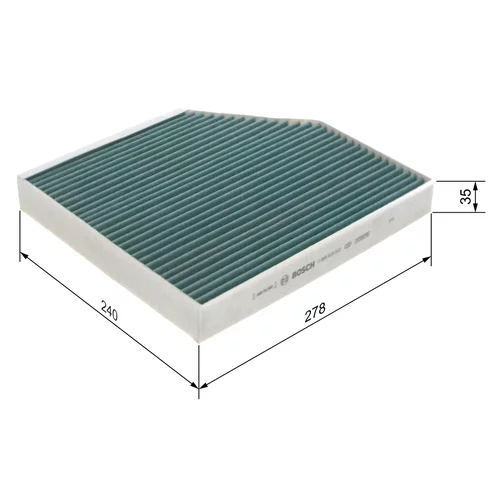 Filter vnútorného priestoru 0 986 628 522 /BOSCH/ - obr. 4