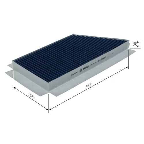 Filter vnútorného priestoru 0 986 628 635 /BOSCH/ - obr. 4