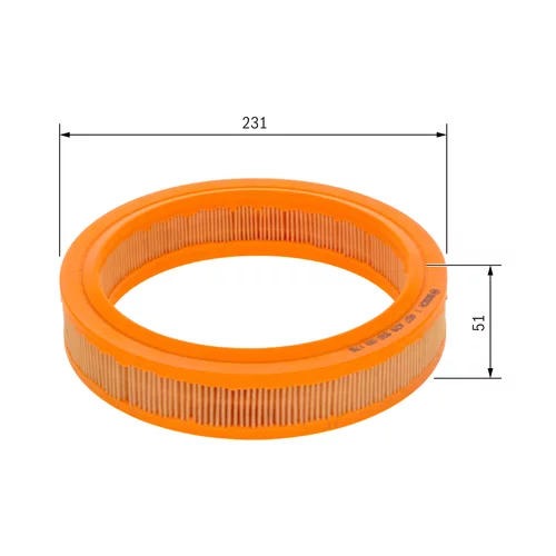 Vzduchový filter 1 457 429 920 /BOSCH/ - obr. 4