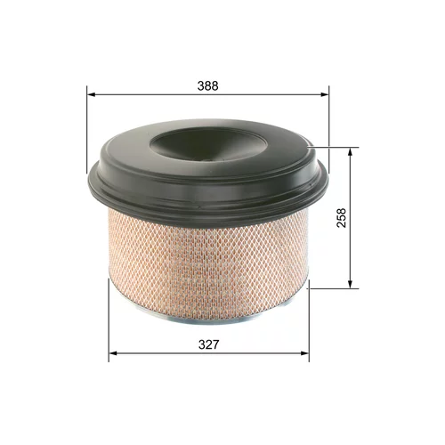 Vzduchový filter 1 457 429 991 /BOSCH/ - obr. 4