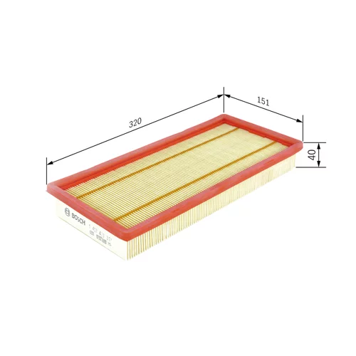 Vzduchový filter 1 457 433 317 /BOSCH/ - obr. 4