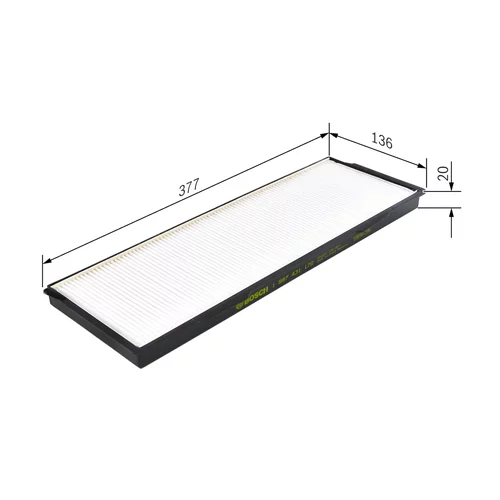 Filter vnútorného priestoru 1 987 431 172 /BOSCH/ - obr. 4