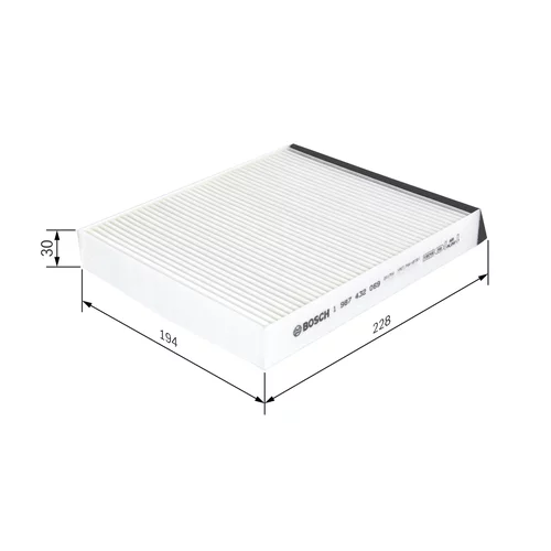 Filter vnútorného priestoru 1 987 432 069 /BOSCH/ - obr. 4