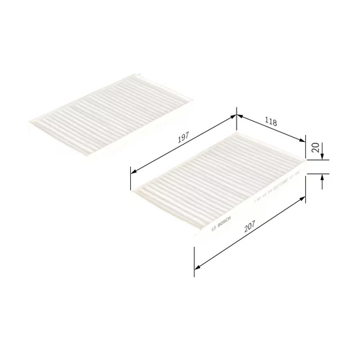 Filter vnútorného priestoru 1 987 432 278 /BOSCH/ - obr. 4