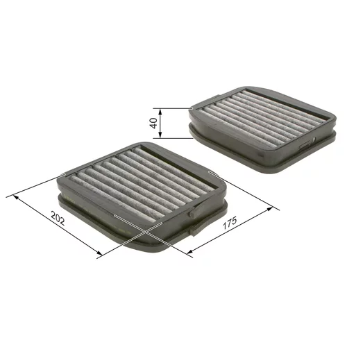 Filter vnútorného priestoru 1 987 432 512 /BOSCH/ - obr. 4