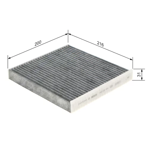 Filter vnútorného priestoru 1 987 432 574 /BOSCH/ - obr. 4