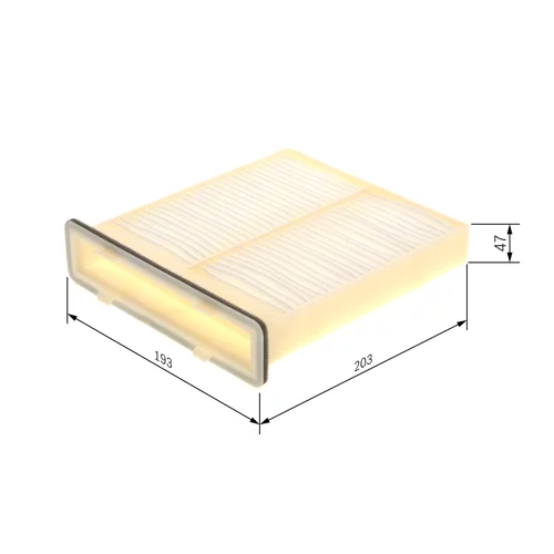 Filter vnútorného priestoru 1 987 435 037 /BOSCH/ - obr. 4