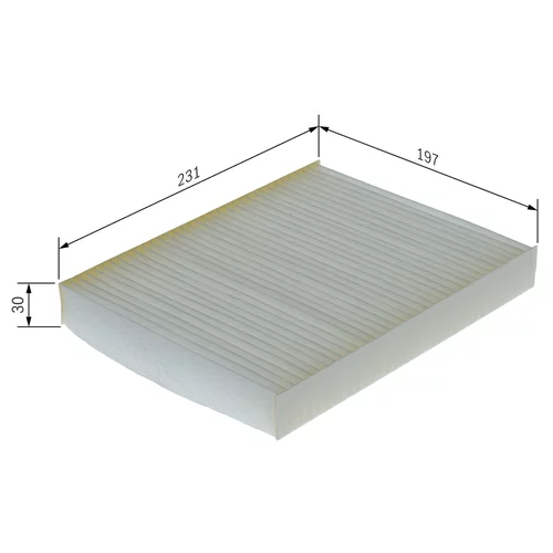 Filter vnútorného priestoru 1 987 435 139 /BOSCH/ - obr. 4